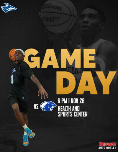 Black background basketball graphic